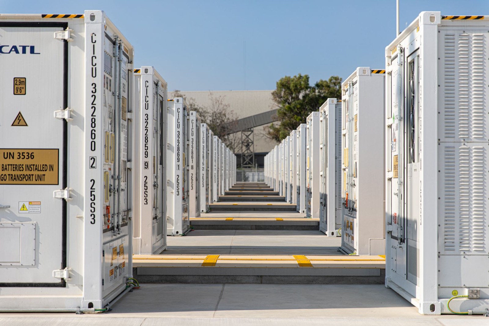 Conteneurs de stockage d’énergie par batteries